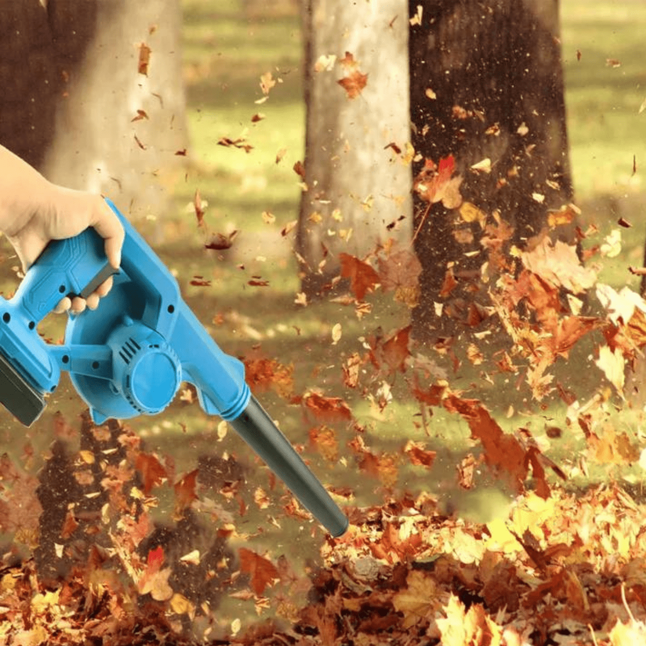 Jardioui Souffleur-Aspirateur Électrique Sans Fil Innovant 2-en-1 (+ Batterie offerte )