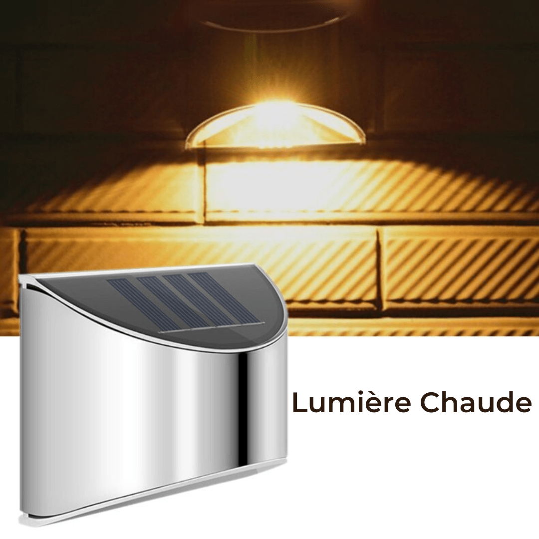 frJardioui Lampes Chaude / 1 pièce Applique Solaire Au Design Épuré