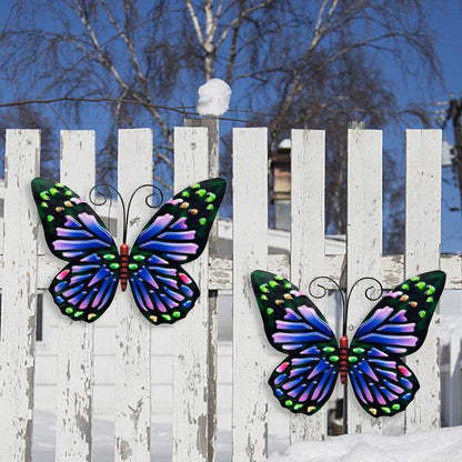 frJardioui Papillon Mural en Metal